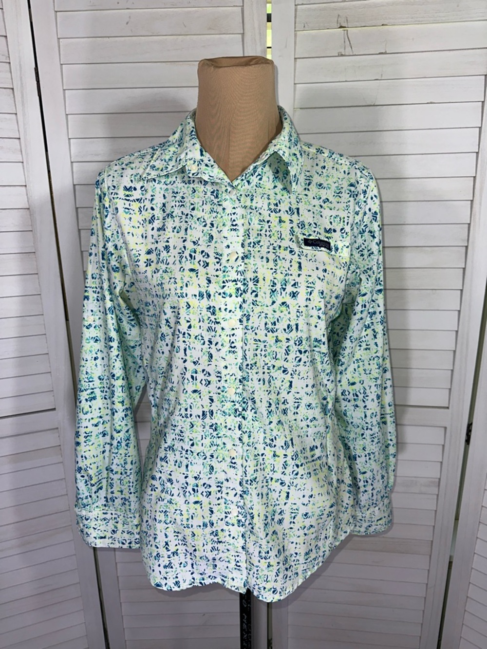 Columbia PFG Super Tamiami™ Shirt Size Medium NWOT Roll Tab Sleeve - Picture 2 of 12